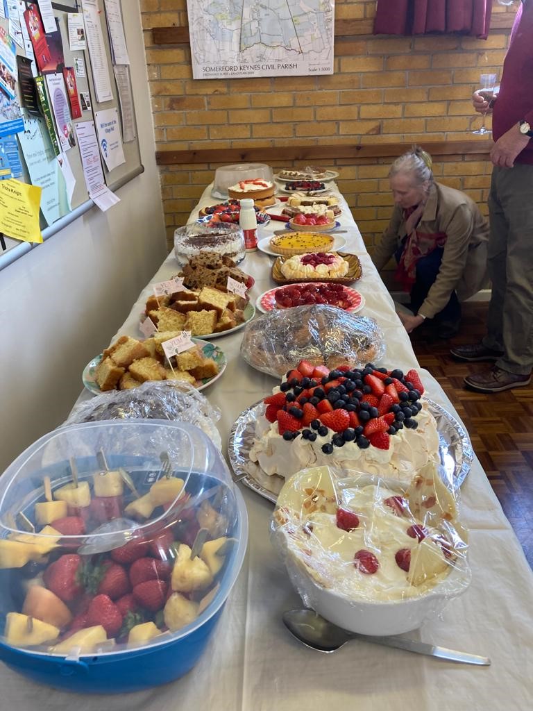 Somerford Keynes - Platinum Jubilee street party food